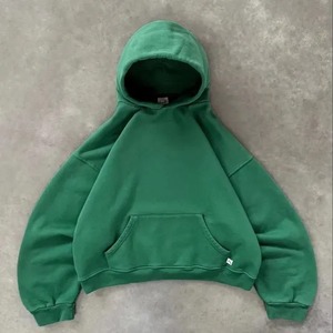 Hoodie surdimensionné court personnalisé pour homme en molleton épais – Coupe ample, logo et couleur personnalisés, service OEM - Product Image 5