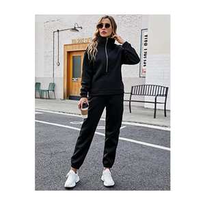 El mejor diseño de ropa de mujer al aire libre, todos los colores disponibles, chándal de gran tamaño, productos al por mayor, hombro caído - Product Image 5