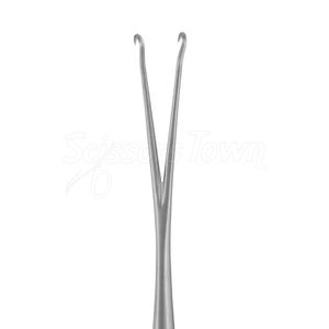 Gancho de piel quirúrgico 6 pulgadas 2 puntas afiladas 2mm acero inoxidable para procedimientos de cirugía médica y plástica - Product Image 6