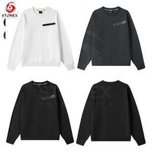 Sudadera con capucha personalizable Cool Men's Cotton Heavy Weaving Technique Logo Print - Product Image 5