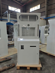 Gabinete de Metal Industrial Fabricado a Medida, Quiosco de Acero con Abertura para Pantalla y Sistema de Refrigeración - Product Image 3