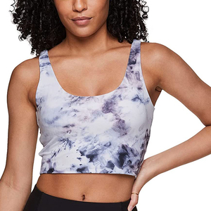 Vente en gros de soutien-gorge de sport pour femmes fitness sans couture Gym Yoga Wear High Impact Rembourré Compression Strappy Logo personnalisé OEM Bra Design - Product Image 5