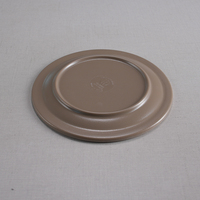 Vaisselle en mélamine noire de style européen moderne, durable, pour restaurants et fêtes, de qualité alimentaire, sûre et saine