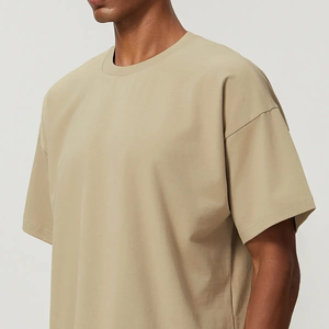 OEM 2025 vente en gros de t-shirts à manches mi-longues pour hommes avec logo personnalisé pour gym running sweat col rond entraînement ample pour hommes - Product Image 4