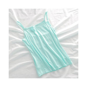 Camiseta sin mangas de lona con logotipo personalizado para mujer al por mayor 2024 para gimnasio Fitness entrenamiento transpirable Casual algodón sin mangas deportes - Product Image 5