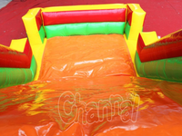 Château gonflable commercial avec parcours d'obstacles, trampoline intérieur, aire de jeux en bâche PVC, jouets de location
