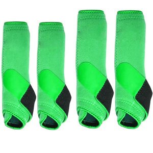 2024 calidad superior elástico ligero neopreno pierna protector equipo de caballo medicina ecuestre bota elástica ligera - Product Image 5