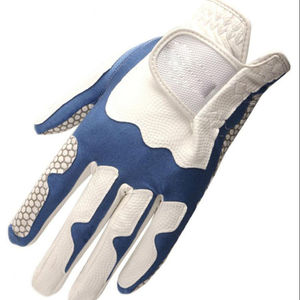Vente directe d'usine Concevez votre propre logo Gant de golf respirant en cuir Cabretta couleur douce Gants de golf personnalisés pour le sport - Product Image 1