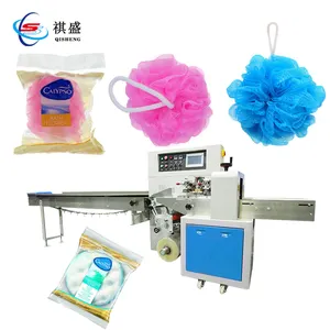 Bath Sponge Packaging Machine Shower Loofah Flower Cleaning Ball Scrub Packing Machine