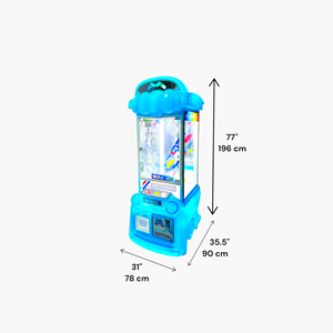 Máquina de grúa de garra Magic Bus con aceptador de monedas y billetes, 1 año de garantía, aleación de aluminio, vidrio templado, madera ignífuga, luz intermitente - Product Image 6