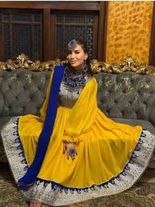 Robes afghanes sur mesure, tailles personnalisées, MOQ faible, robes afghanes kuchi, vêtements formels et de soirée, vêtements indiens et pakistanais respirants pour femmes - Product Image 3