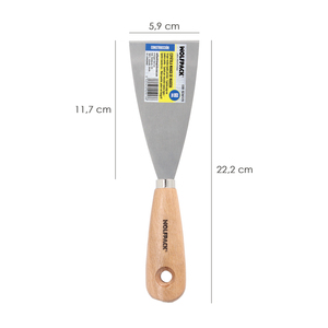 Spatola con Manico in Legno e Lama da 60mm. - Product Image 2