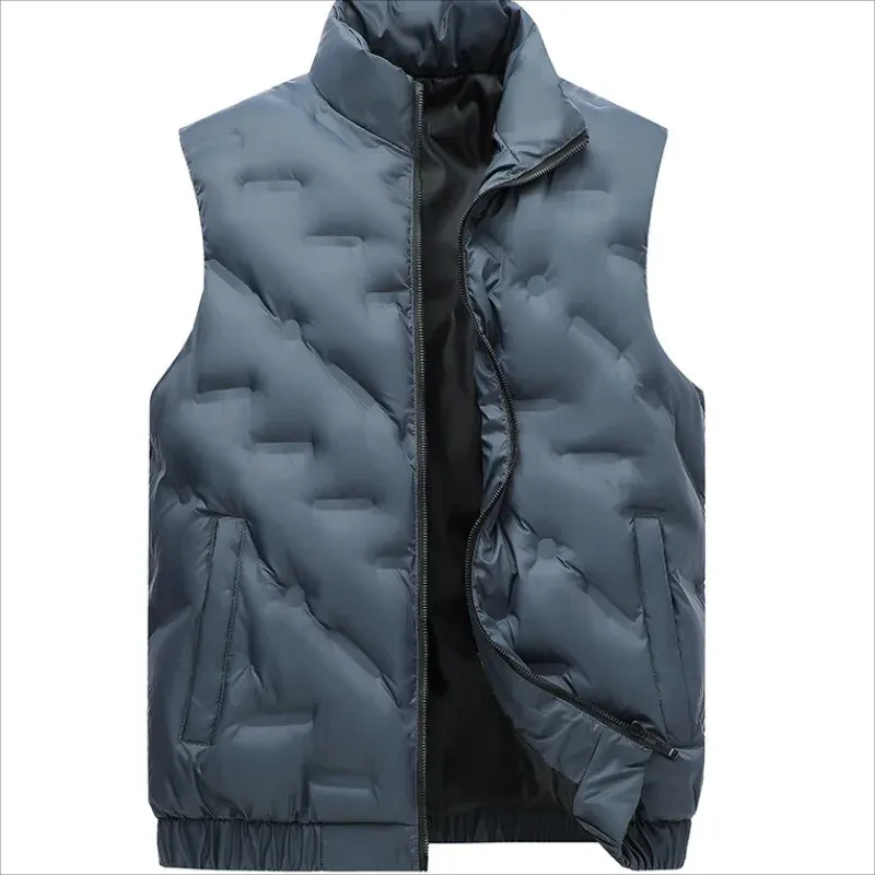 High Quality Winter Lightweight Down Jacket Sleeveless Men's Puffer Padded Vest in Various Colors Custom Design Brand Logo