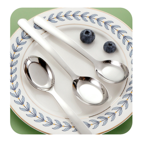 Cuillère à soupe en acier de haute qualité crème glacée dîner Dessert soupe café thé cuillère couverts ensemble Design moderne - Product Image 6
