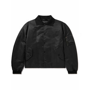 Blousons d'aviateur surdimensionnés pour adultes col rabattu en tissu prix de gros vestes d'hiver décontractées pour adultes - Product Image 1