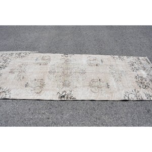 Vintage <b>Rug</b>, <b>Runner</b> 3.5x9.7 ft <b>Rug</b>, White Polka dot <b>Rug</b> - Product Image 4