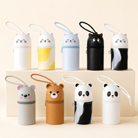 Nouveau produit : Porte-stylo en silicone en forme d'animal, étanche, ultra-léger, sac de rangement en silicone pour animaux