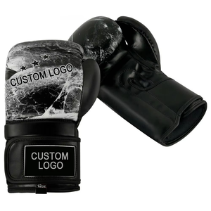 Guantes de Boxeo de Cuero Vacuno Genuino para Entrenamiento, Sparring, Kickboxing, 12oz, Equipo de Muay Thai - Product Image 2