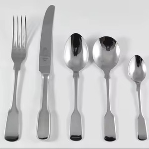 Ensemble de couverts noirs antiques, style vintage élégant, couverts en acier inoxydable, vaisselle pour la salle à manger, usage domestique - Product Image 6