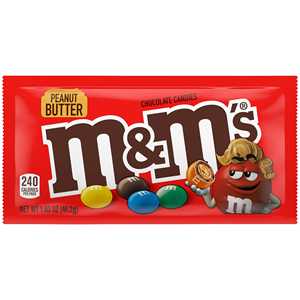 Bonbons au chocolat aux cacahuètes M&M's originaux, sachet de 46 g, paquet de 12 |   Approvisionnement en gros de collations |   Stock frais prêt à la vente au détail - Product Image 6