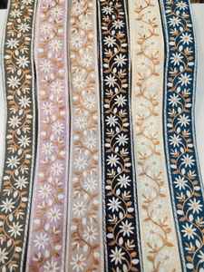 Clothing Accessories Cloth Art Decoration, Organza Flowers Colorful Lace Embroidery Lace - Product Image 2