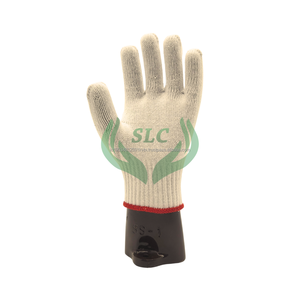 Gants de sécurité industriels en coton indonésien, tricotés, antistatiques, anti-chocs, haute qualité, usage général, longueur 26 cm - Product Image 2