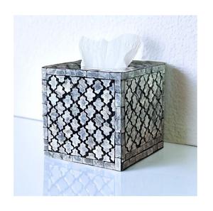 Caja de pañuelos de encimera de cocina superventas, caja de pañuelos de nácar de forma cuadrada para uso doméstico en Hotel a bajo precio - Product Image 1