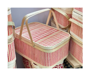 Accesorios hechos a mano de Vietnam-Suministro a granel de cesta de bambú Precio al por mayor de 100 piezas, cesta de bambú personalizada - Product Image 3