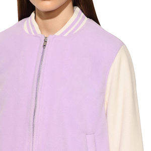 Best Selling Custom Women's Cropped Varsity <b>Jacket</b> Button Down Color block <b>Baseball</b> Bomber <b>Jacket</b> winter <b>jacket</b> 2026 - Product Image 2