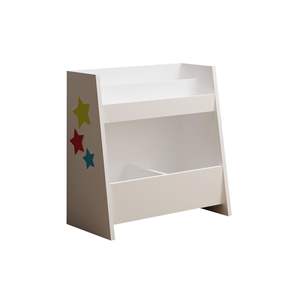 Librería Pikas Montessori Classic de 60 cm, Blanca, de Suntalam, 1 Estante, Muebles Infantiles Multiusos, Hecho en Turquía - Product Image 2