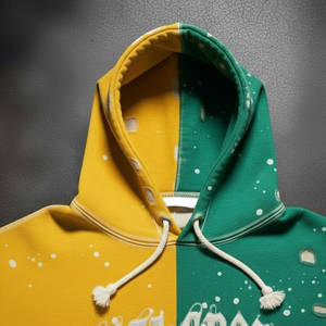Sweat à capuche pour homme en maille épaisse avec broderie délavée et options personnalisées, sweat à capuche délavé pour homme - Product Image 4