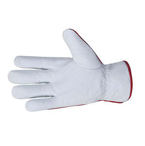 Gants de travail en cuir de vachette de qualité supérieure pour la construction, durables, résistants, protection des mains - Product Image 1