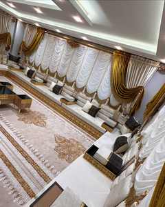 Sièges au sol orientaux, canapé ethnique, canapé Majlis arabe, canapé de style ottoman, ensemble Jalsa arabe, sièges au sol orientaux de luxe - Product Image 2