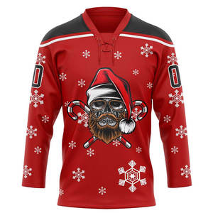 Ropa Deportiva Personalizada Sublimada, Jersey de Hockey sobre Hielo con Bordado en Sarga, Logotipo OEM 2025 Aceptado - Product Image 1