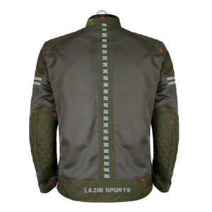 Vestes de motard pour hommes, en maille, avec protections de sécurité réfléchissantes, intérieur imperméable, pour l'été |   Équipements de course et de tourisme – Lazib Sports - Product Image 1