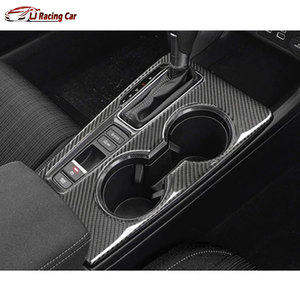 ABS Carbon Look kit interni per auto con controllo centrale portabicchieri adesivo per <span class=keywords><strong>Honda</strong></span> <span class=keywords><strong>Civic</strong></span> 11th Gen f1 FL1 RS 2022-2025 - Product Image 6