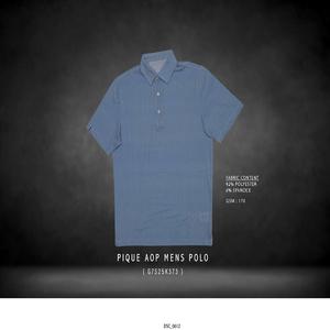 T-shirt polo pour homme Vendeurs indiens 100 Polyester Diverses méthodes d'impression Impression par sublimation finition mèche coupe ajustée classique - Product Image 4