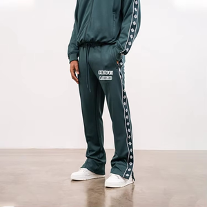 Survêtements unisexes personnalisés de haute qualité pour l'automne, avec capuche et fermeture éclair, style streetwear, 100% coton, coupe ample, veste brodée - Product Image 4