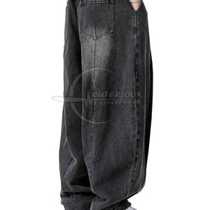 Best Quality 2025 Wide <b>Leg</b> Pants Custom Color New Design Design Men High Quality Fashion Pants For Men - Product Image 6