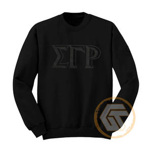 Sweat-shirt décontracté brodé de haute qualité personnalisé pour femmes Sigma Gamma Rho Automne/Hiver en molleton de coton écologique - Product Image 1