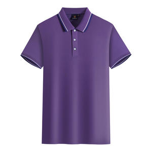 Venta al por mayor de Camisetas Personalizadas de golf para hombre de punto transpirable de secado rápido logotipo impreso cremallera manga corta - Product Image 1