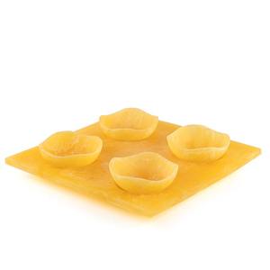 Juego de 4 cuencos ecológicos hechos a mano de resina, bandeja para aperitivos, frutas secas, nueces | Vajilla de lujo moderna, regalo de anfitriona, helado antiguo - Product Image 5