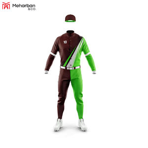 2023 Último diseño Jersey de béisbol Parche bordado patrón forrado uniforme de béisbol uniforme de ajuste regular - Product Image 3
