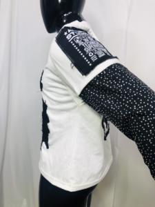 Camiseta personalizada con diamantes de imitación Vintage para hombre 100% algodón de alta calidad estilo cuadrado desgastado doble capa de manga larga - Product Image 2