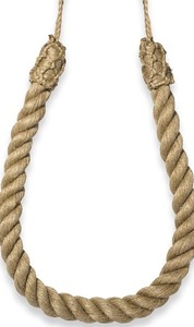 39" Inch Natural Jute Rope Window Curtain <b>Tieback</b> - Product Image 3