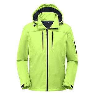 Tissu de toile de haute qualité respirant conception professionnelle vestes Softshell de rue haute d'hiver pour hommes - Product Image 4