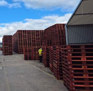 Venta caliente Euro Epal Paleta de madera 4 vías 2 paletas listas para entrega rápida - Product Image 3