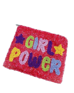 Bolsa de monedas de cuentas de semillas de Mimosa bordadas artesanales de moda personalizable con el último aspecto llamativo de moda - Product Image 2