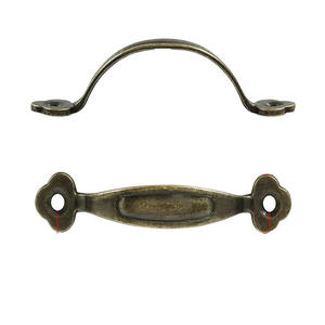 Poignée de tirage moderne en acier et acier inoxydable de type L pour salle de bain et salle de douche pour porte en verre - Product Image 2