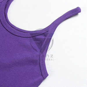 Camiseta sin Mangas para Mujer 2025, Transpirable, Rosa y Azul, con Bolsillo Frontal, Largo Regular, 100% Poliéster Satinado, Secado Rápido, 3D - Product Image 5